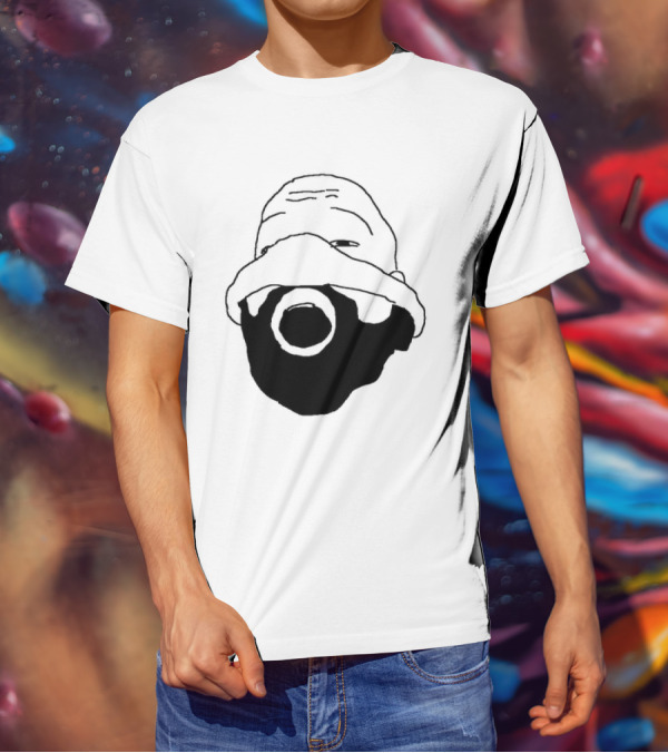 Ye Kanye West Nitrous Mask Drawing T-Shirt