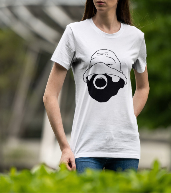 Ye Kanye West Nitrous Mask Drawing T-Shirt