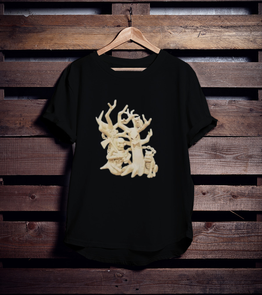 Spooky Woods Woodland Haunted Forest Creatures T-Shirt