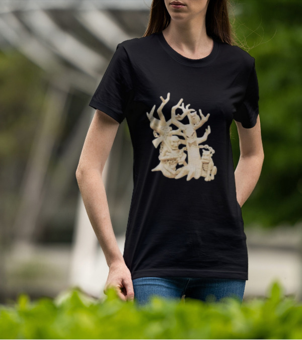 Spooky Woods Woodland Haunted Forest Creatures T-Shirt