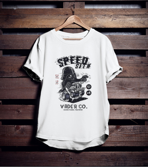 Speed Sith Vader Co Gehenn Plains Mustafar Estd 1977 N1 T-Shirt