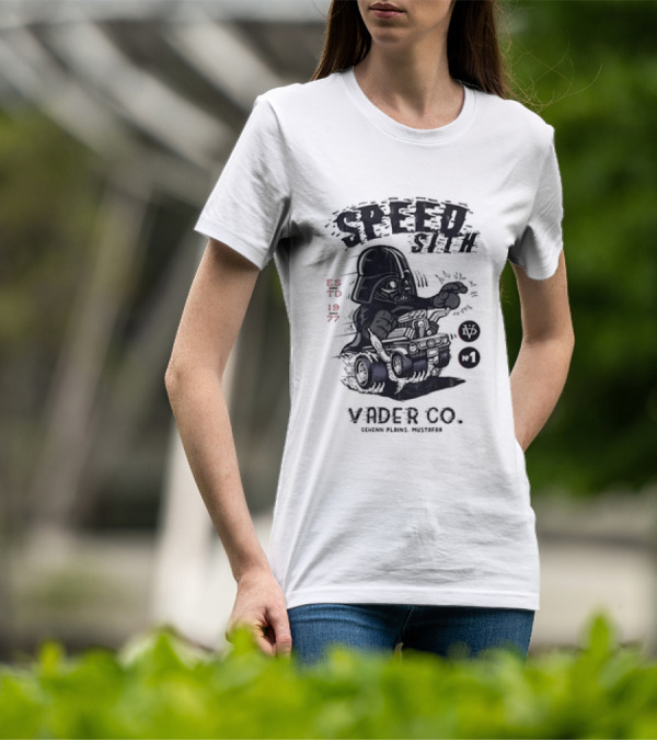 Speed Sith Vader Co Gehenn Plains Mustafar Estd 1977 N1 T-Shirt