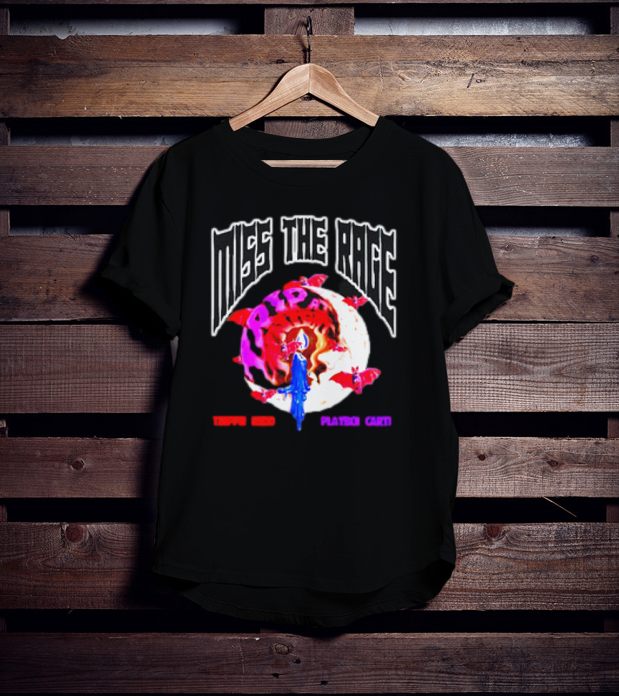 Miss The Rage Trip At Knight Trippie Redd Playboi Carti Lunar Bat Vision T-Shirt