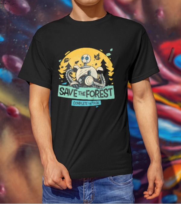 Save The Forest Complete The Task Roz The Wild Robots T-Shirt
