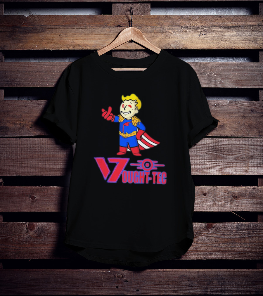 Vought Tec Homelander Vault Boy Crossover Image T-Shirt