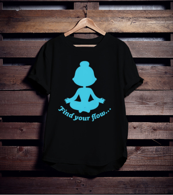 Find Your Flow Yoga Meditation T-Shirt