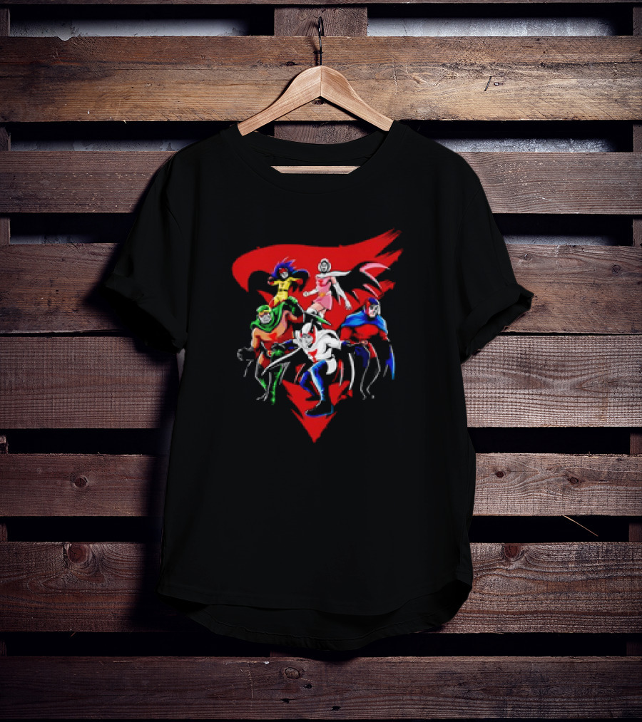 G-Force Zascanauta Battle Of The Planets Characters Dynamic Pose T-Shirt