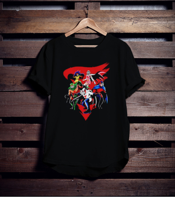 G-Force Zascanauta Battle Of The Planets Characters Dynamic Pose T-Shirt