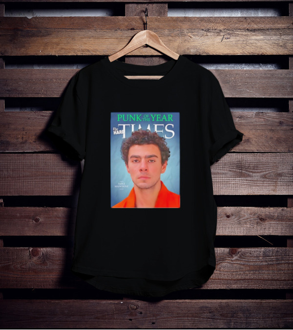 Luigi Mangione Punk Of The Year By The Hard Times T-Shirt