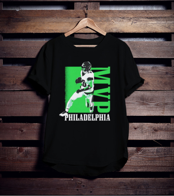 Philadelphia MVP Football Player Green Highlight T-Shirt