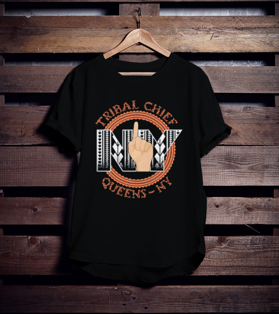 Tribal Chief NY Hand Gesture Queens-NY T-Shirt