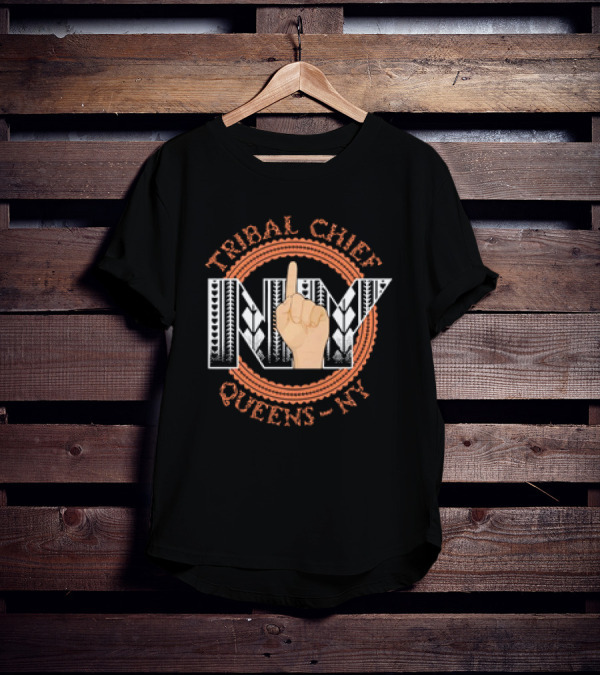 Tribal Chief NY Hand Gesture Queens-NY T-Shirt