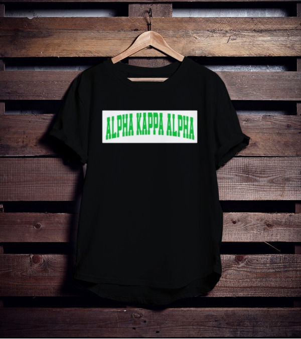 Alpha Kappa Alpha Letterman Sorority Greek Letters T-Shirt