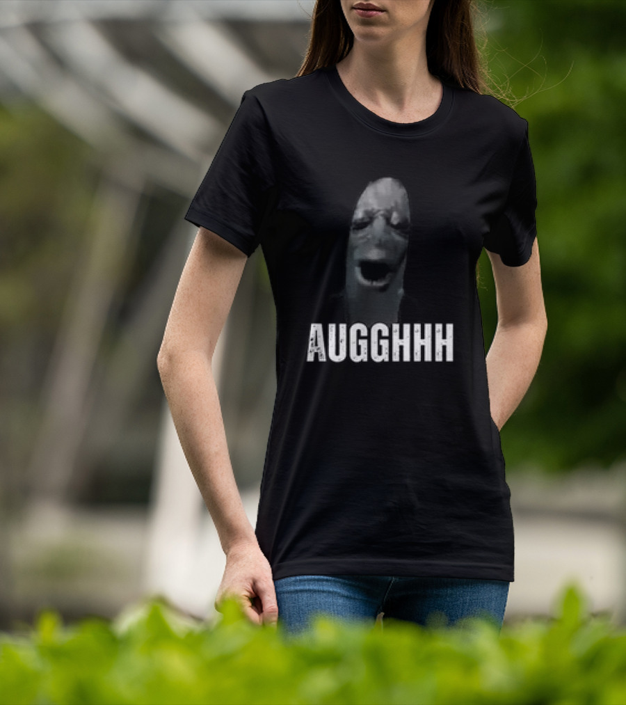 AUGGHHH Cursed Plankton Meme T-Shirt