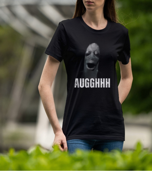 AUGGHHH Cursed Plankton Meme T-Shirt