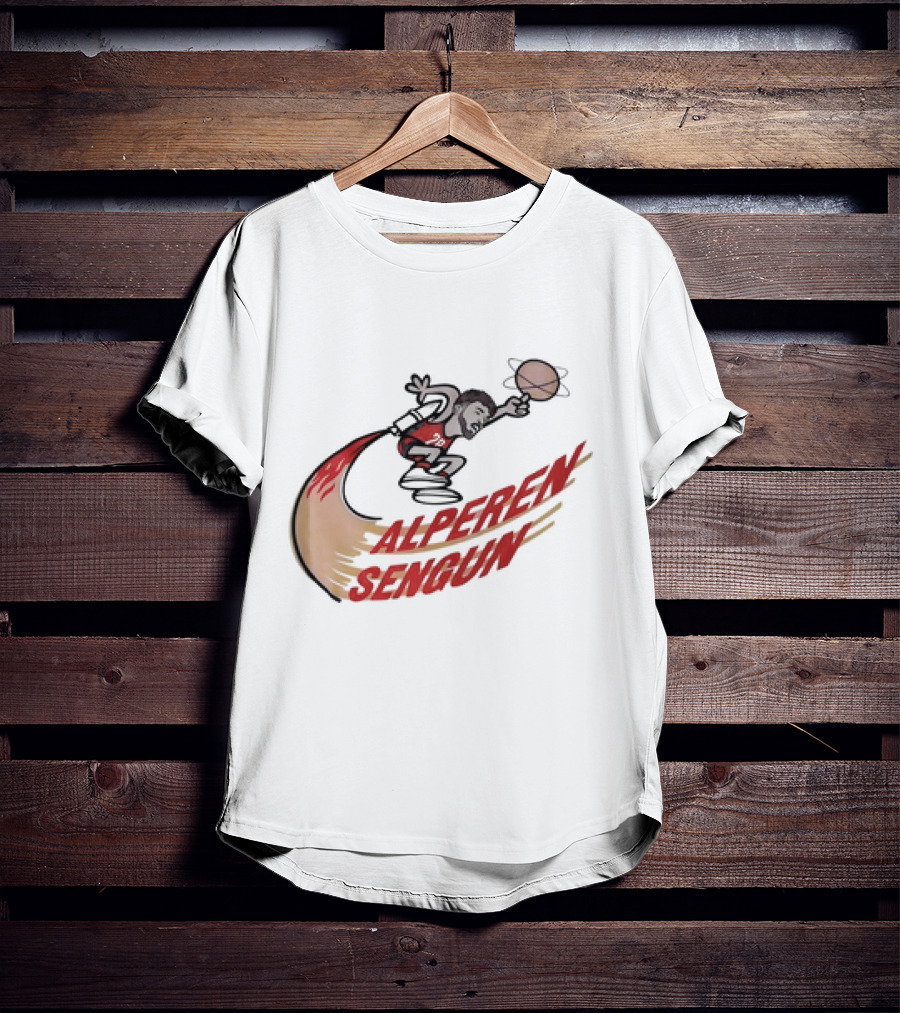 Alperen Sengun Houston Rockets Cartoon Basketball T-Shirt