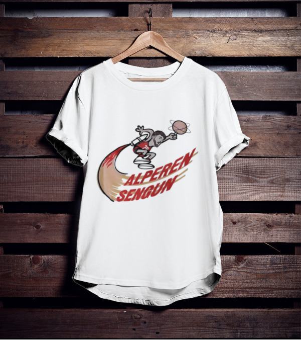 Alperen Sengun Houston Rockets Cartoon Basketball T-Shirt