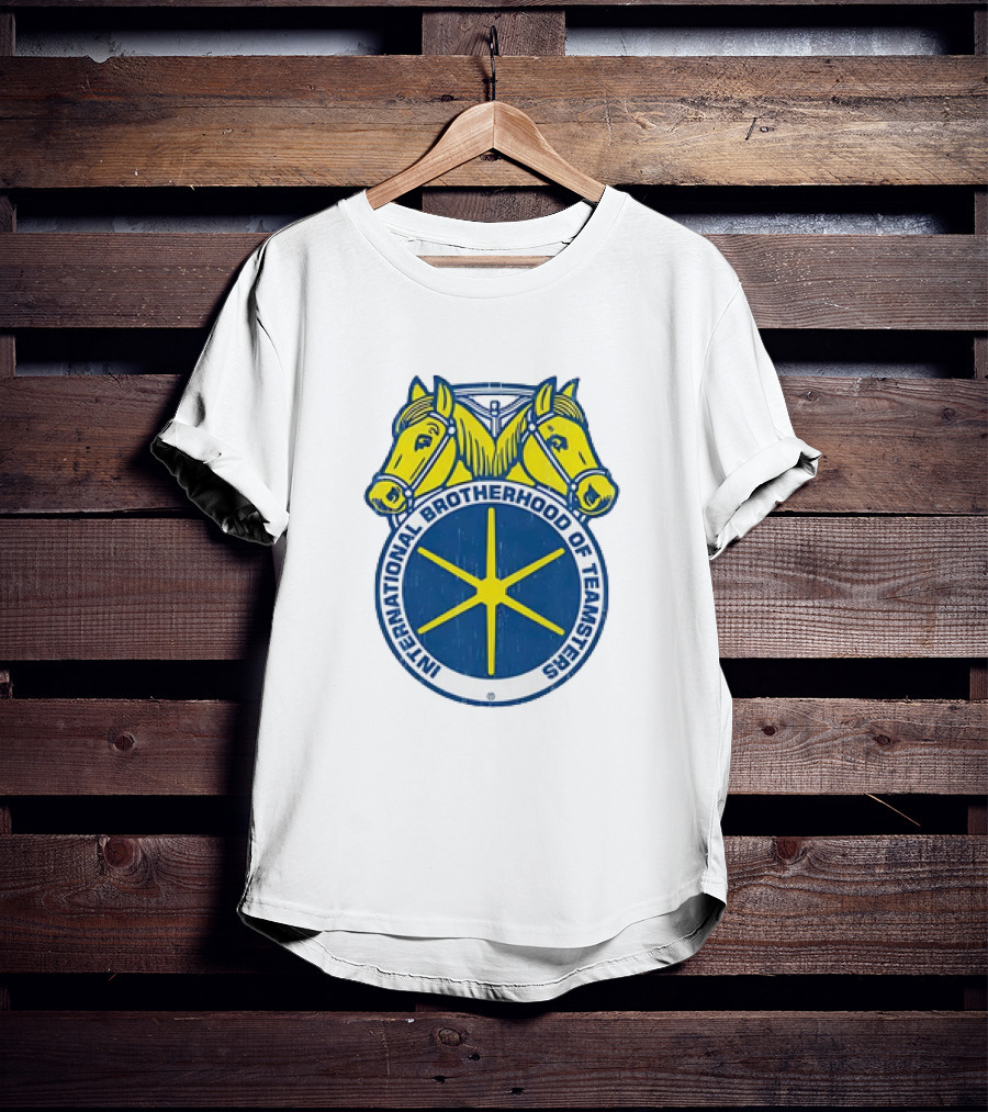 International Brotherhood Of Teamsters Emblem With Dual Horses T-Shirt