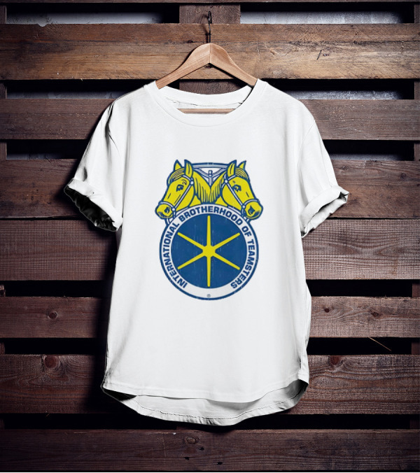 International Brotherhood Of Teamsters Emblem With Dual Horses T-Shirt