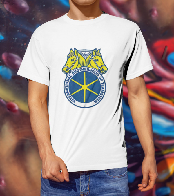 International Brotherhood Of Teamsters Emblem With Dual Horses T-Shirt