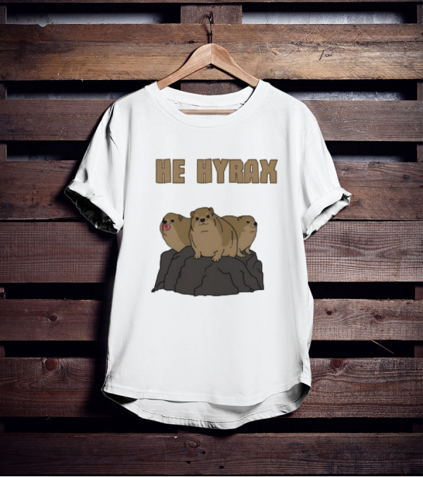 HE HYRAX Cute Angry Meme T-Shirt