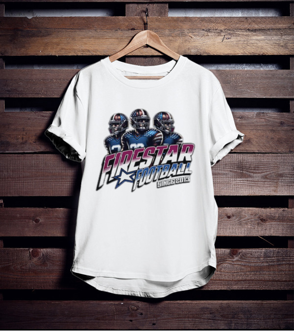 Firestar Football Since 2013 Team Players Star T-Shirt
