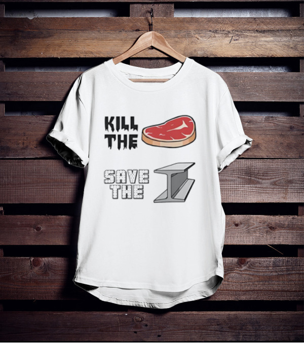Kill The Meat Save The Metal T-Shirt