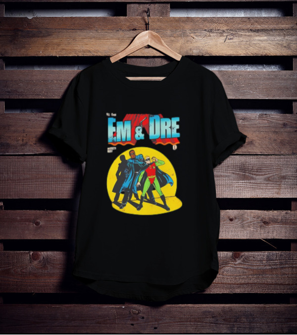 The Real Em And Dre Comic Superheroes Issue One T-Shirt