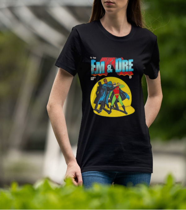 The Real Em And Dre Comic Superheroes Issue One T-Shirt