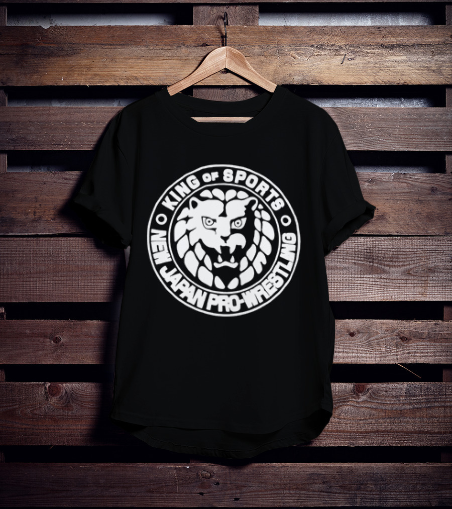 King Of Sports New Japan Pro Wrestling Lion T-Shirt