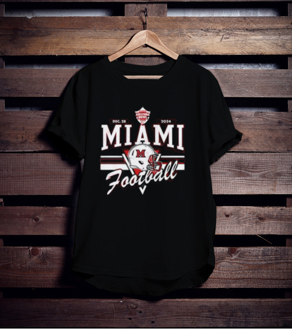 Miami RedHawks Arizona Bowl Football Dec 28 T-Shirt