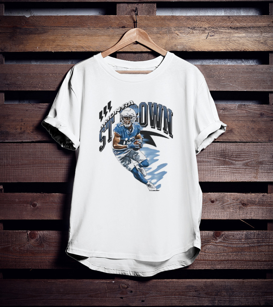 Amon-Ra St. Brown Detroit Lions NFL Football Retro Vintage T-Shirt