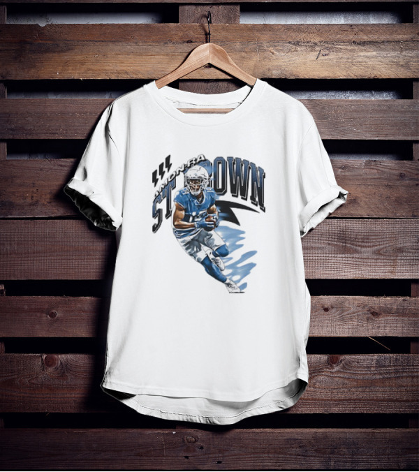 Amon-Ra St. Brown Detroit Lions NFL Football Retro Vintage T-Shirt