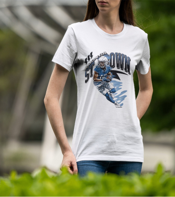 Amon-Ra St. Brown Detroit Lions NFL Football Retro Vintage T-Shirt