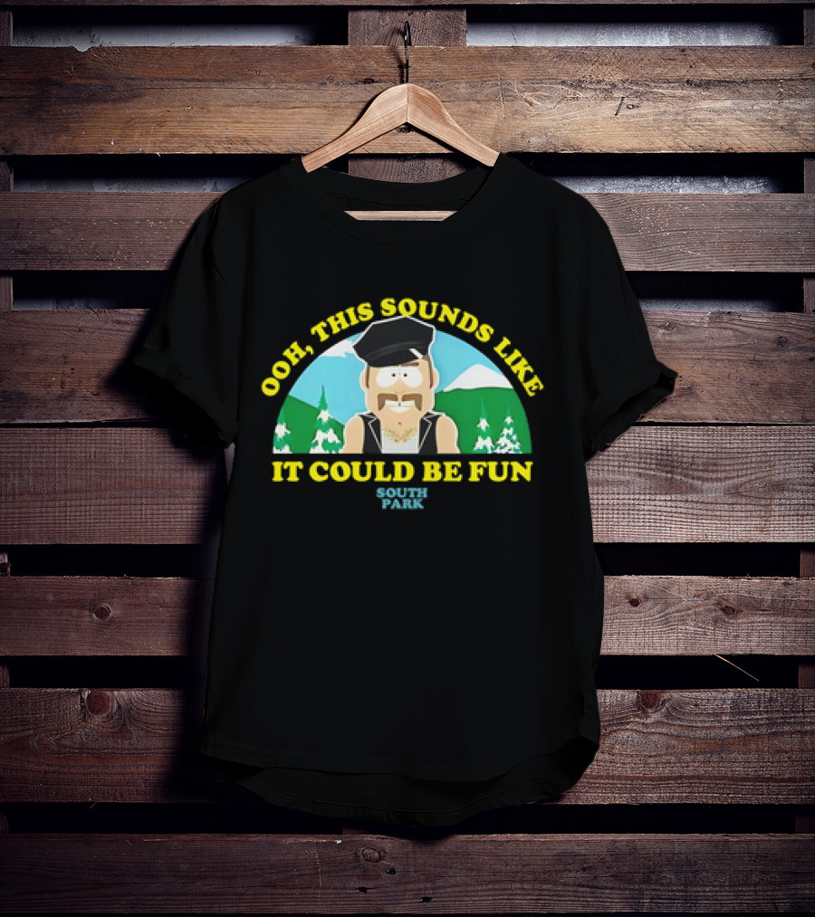 Ooh This Sounds Like It Could Be Fun South Park Vintage Biker Character T-Shirt
