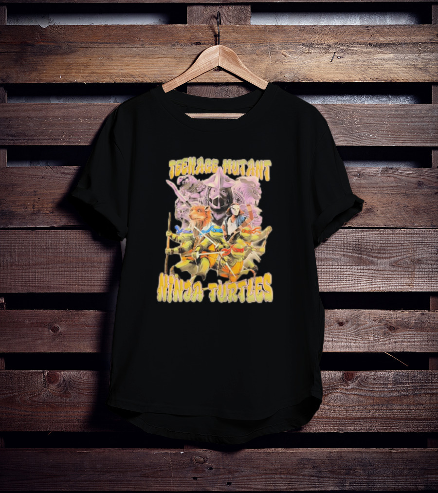 Teenage Mutant Ninja Turtles Vintage Heroic Group Adventure T-Shirt
