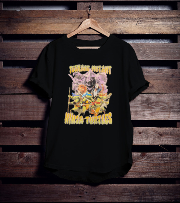 Teenage Mutant Ninja Turtles Vintage Heroic Group Adventure T-Shirt