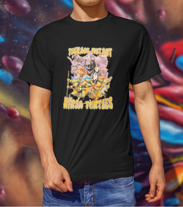 Teenage Mutant Ninja Turtles Vintage Heroic Group Adventure T-Shirt