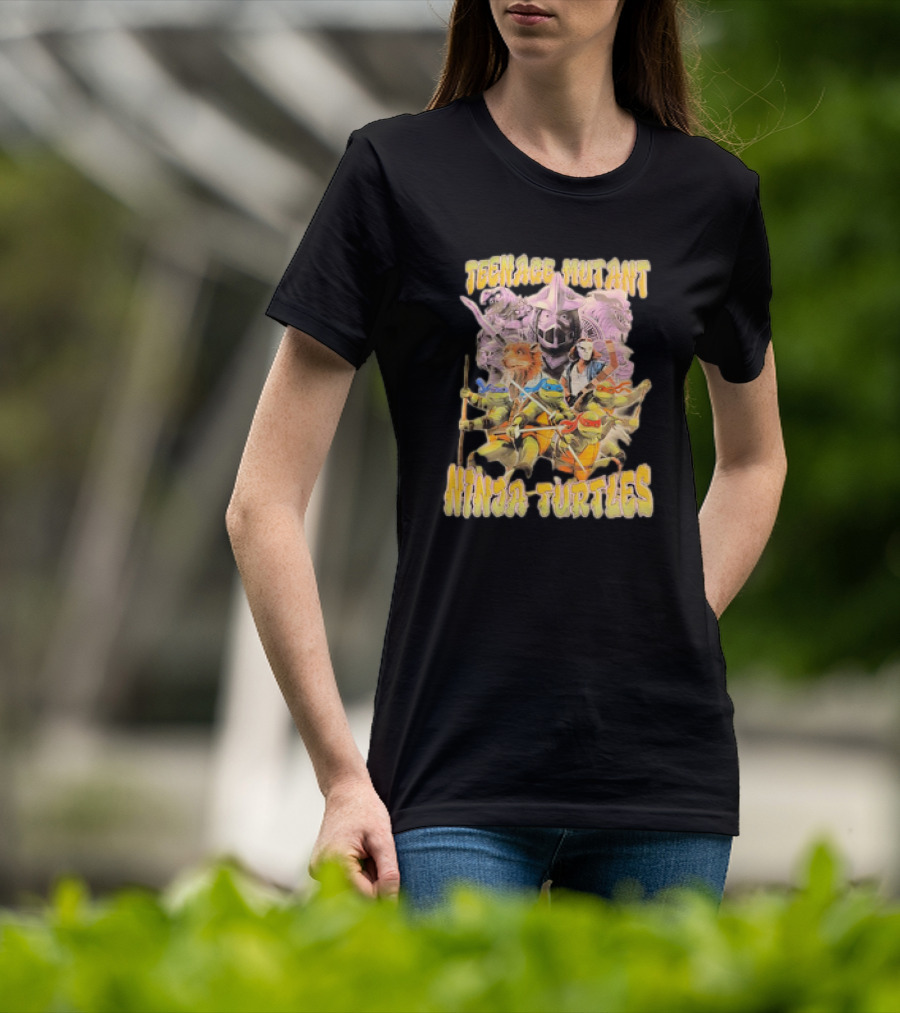 Teenage Mutant Ninja Turtles Vintage Heroic Group Adventure T-Shirt
