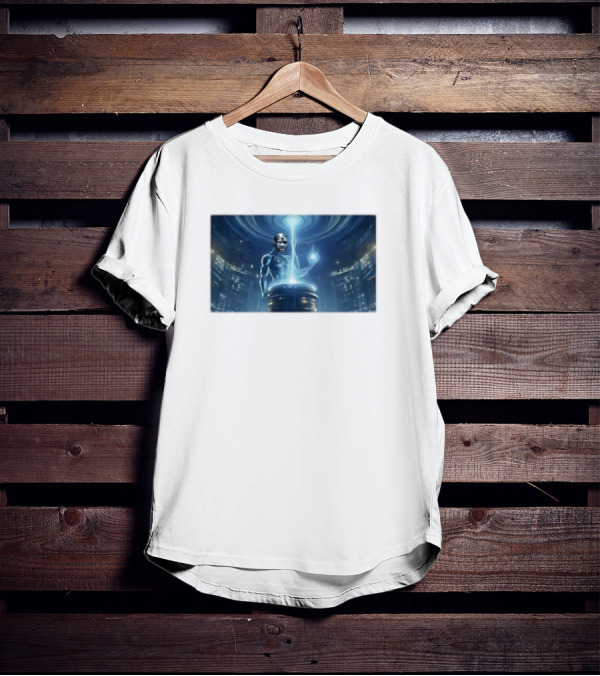 George Droyd Futuristic Reactor Energy Core Image T-Shirt