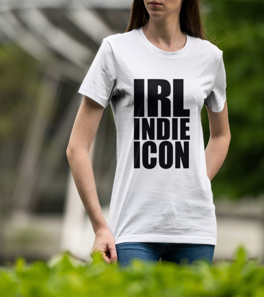 IRL Indie Icon Text Block T-Shirt