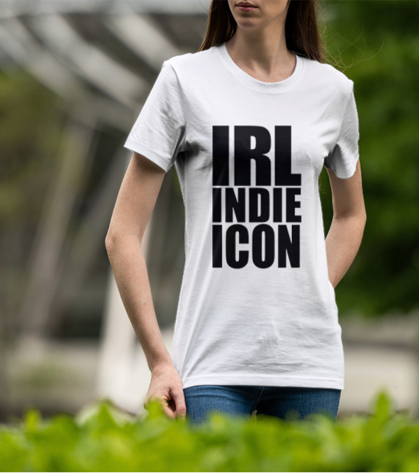 IRL Indie Icon Text Block T-Shirt