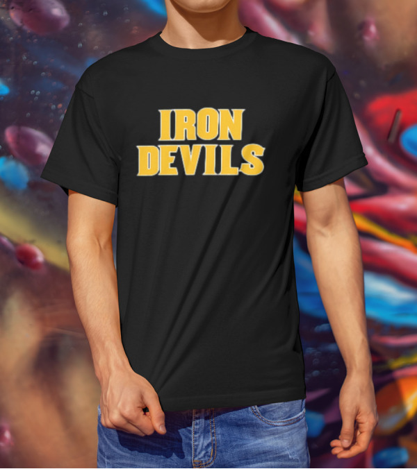 ASU Iron Devils Team Symbol Iconic Yellow T-Shirt