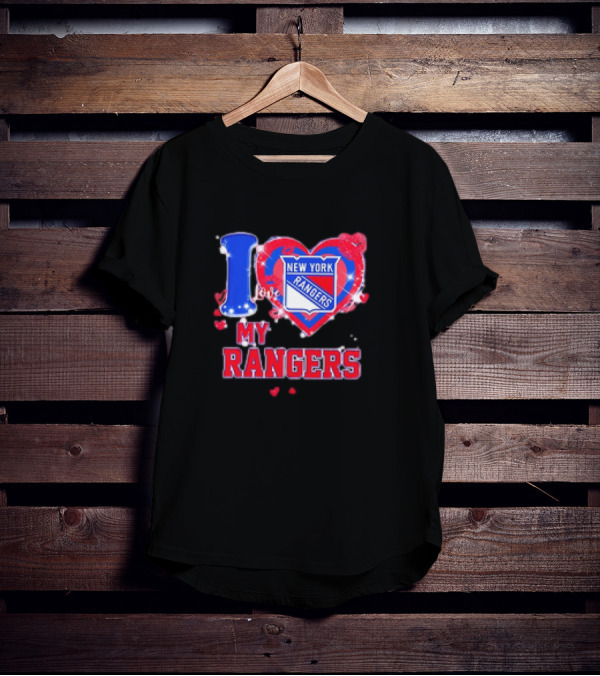 I Love My New York Rangers Heart T-Shirt