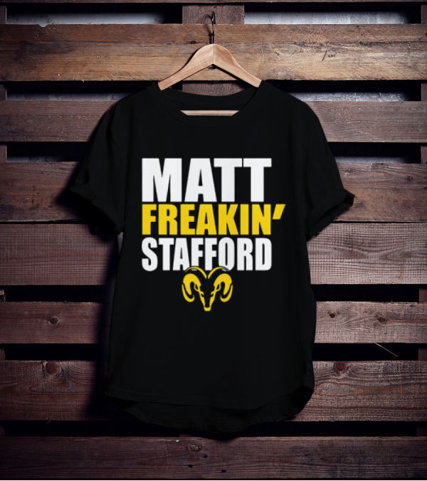 Los Angeles Rams Matt Freakin’ Stafford Iconic Ram T-Shirt