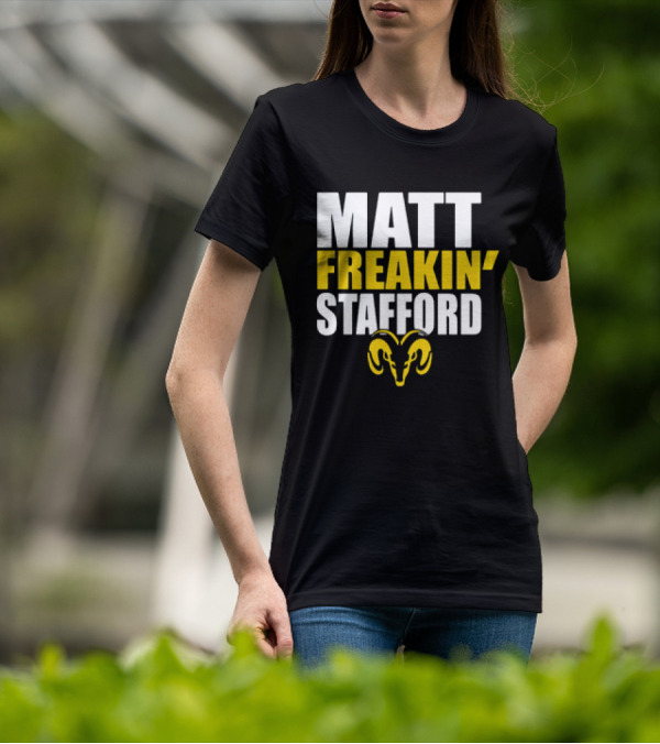 Los Angeles Rams Matt Freakin’ Stafford Iconic Ram T-Shirt