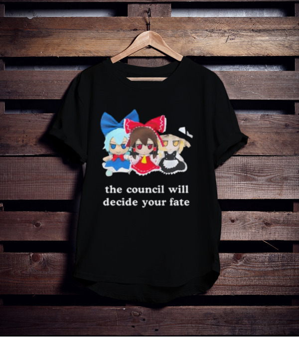 The Council Will Decide Your Fate Touhou Cirno Marisa Reimu Dolls T-Shirt