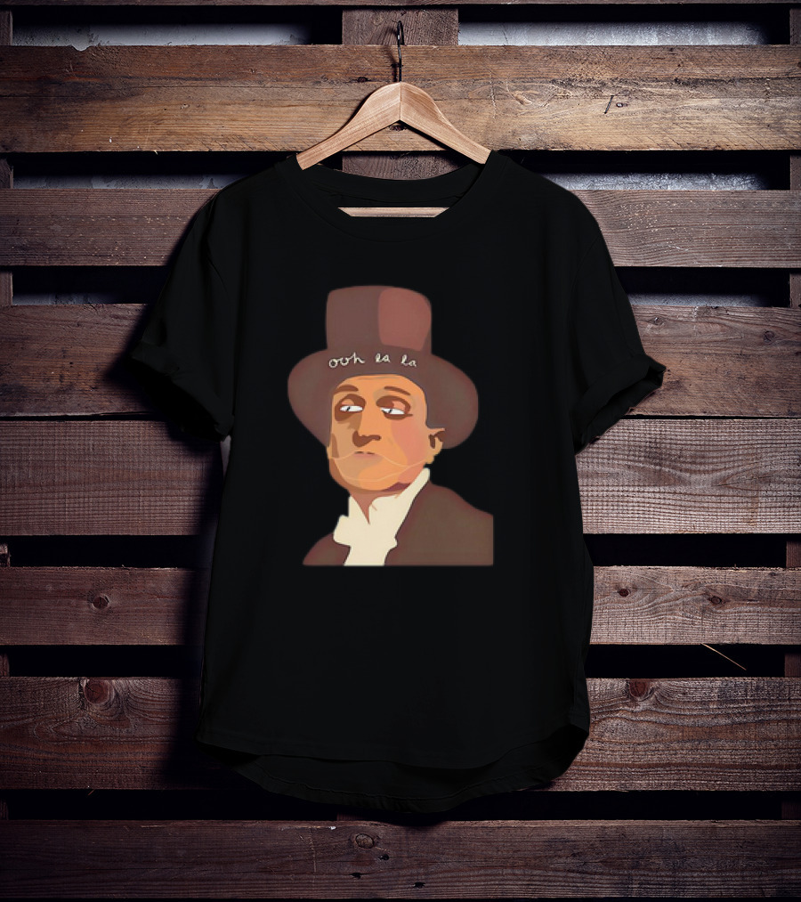The Man Ooh La La Top Hat Gentleman Vintage Caricature Essential T-Shirt