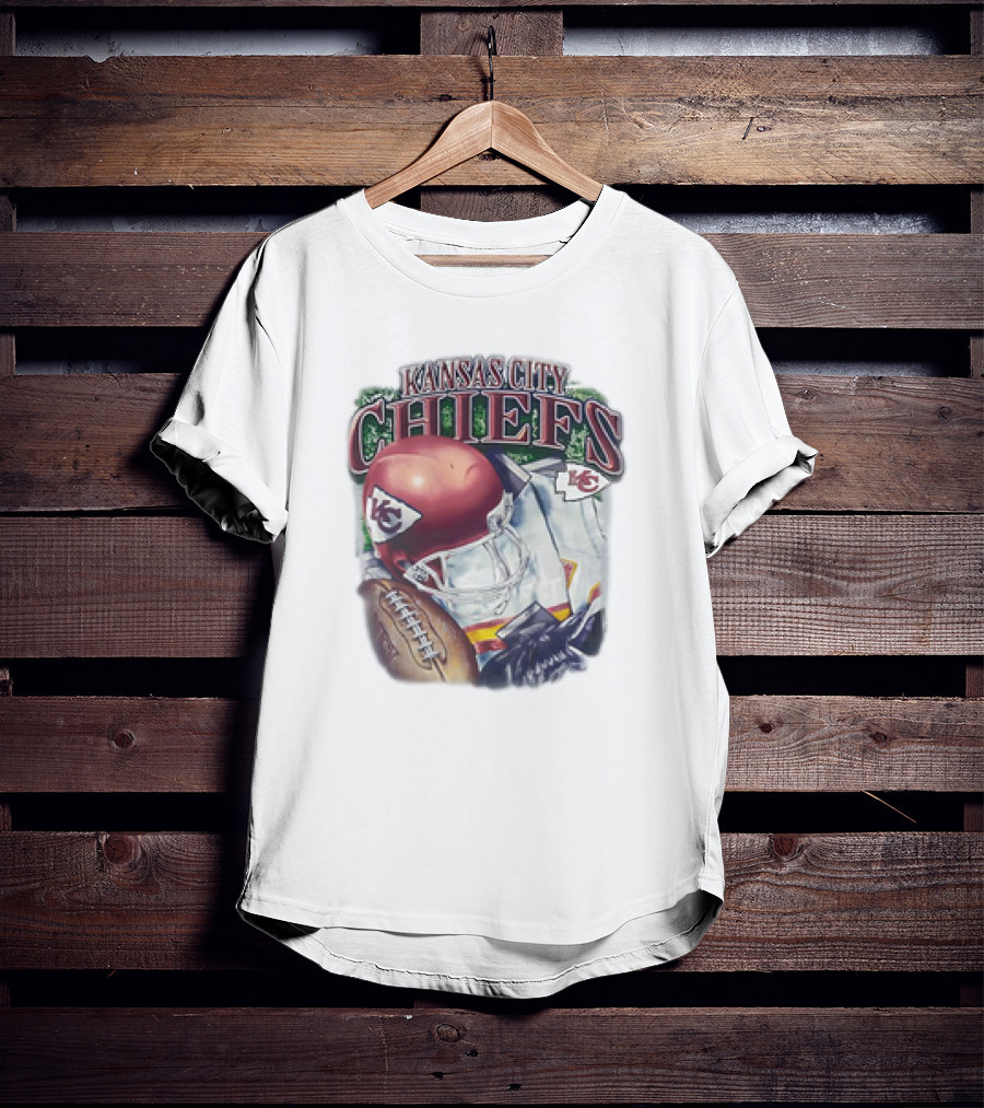 Kansas City Chiefs Helmet Football NFL KC Chiefs Est 1960 T-Shirt