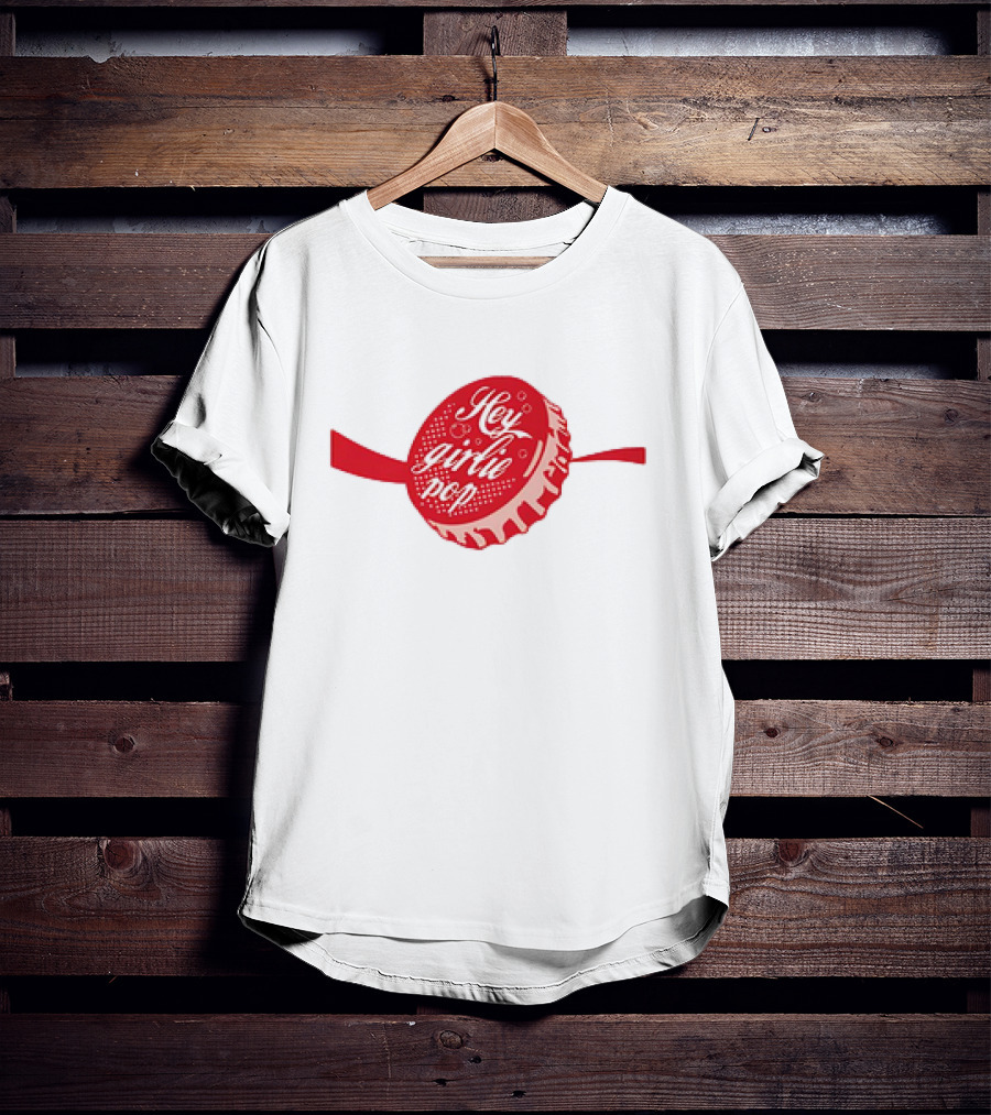 Hey Girlie Pop Soda Cap T-Shirt